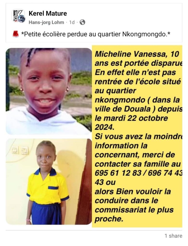 Les enlèvements d’enfants dans les métropoles camerounaises : un phénomène inquiétant